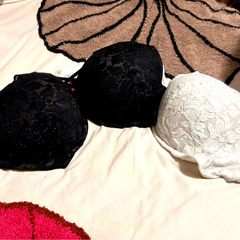 2 Torrid  XO Lace Push-Up Bra with Plunging Neckline